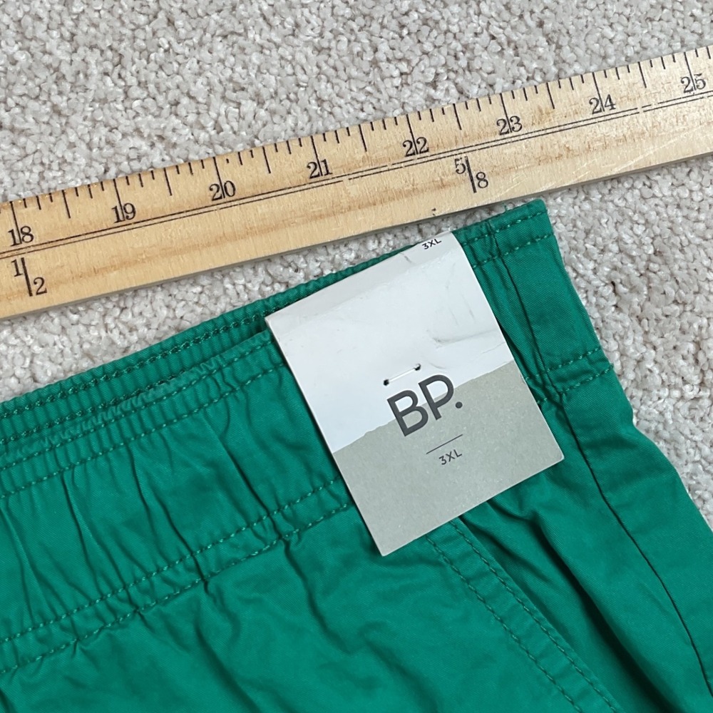 BP. Green Shorts Elastic Waist Casual Summer Mens 3XL - Picture 5 of 7